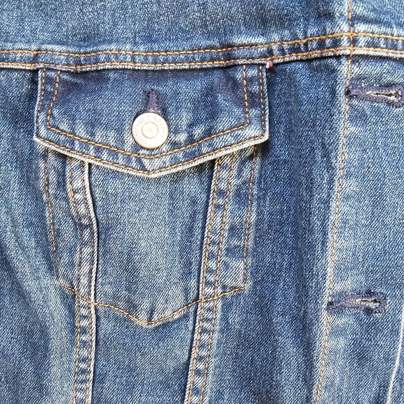 Old Navy Classic Jean Jacket XL - Picture 4 of 7